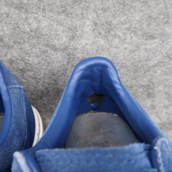 Puma Shoes Womens 8 Fashion Sneaker Lace Up Casual Platform Blue Leather Trainer - Picture 4 of 14